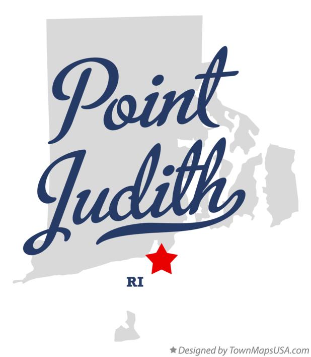 Map of Point Judith Rhode Island RI