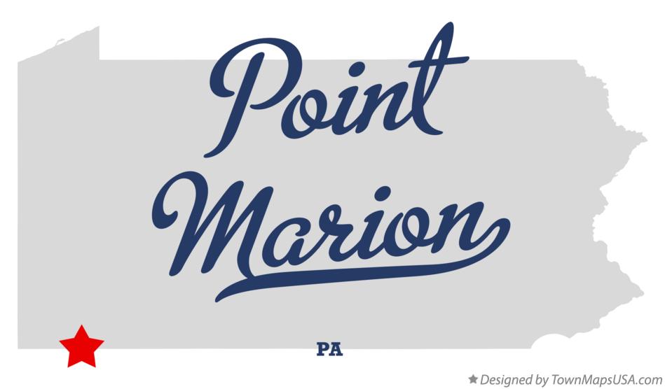Map of Point Marion Pennsylvania PA