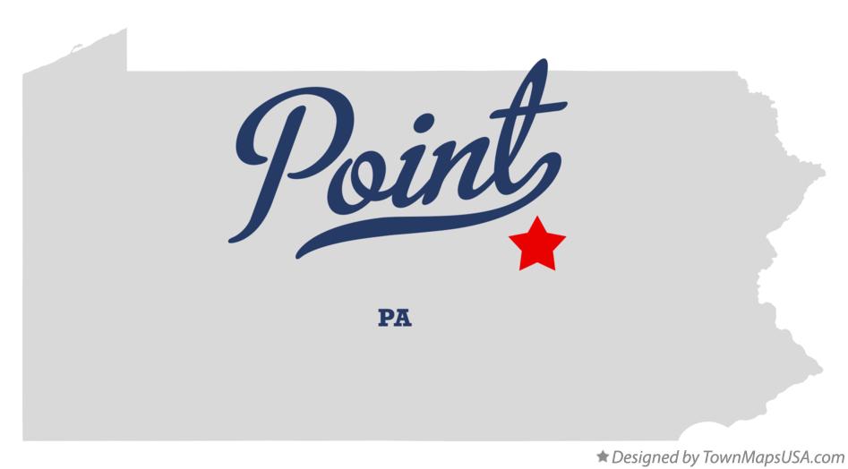 Map of Point Pennsylvania PA