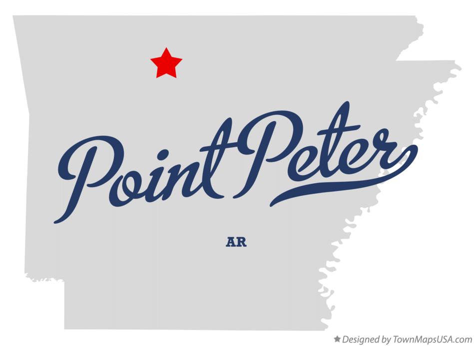 Map of Point Peter Arkansas AR