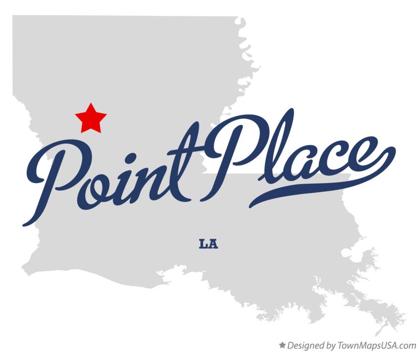 Map of Point Place Louisiana LA