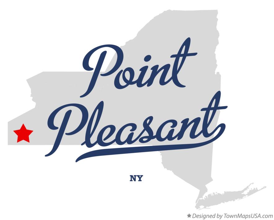 Map of Point Pleasant New York NY