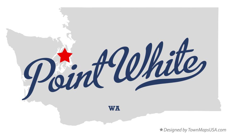 Map of Point White Washington WA