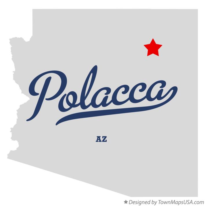 Map of Polacca Arizona AZ