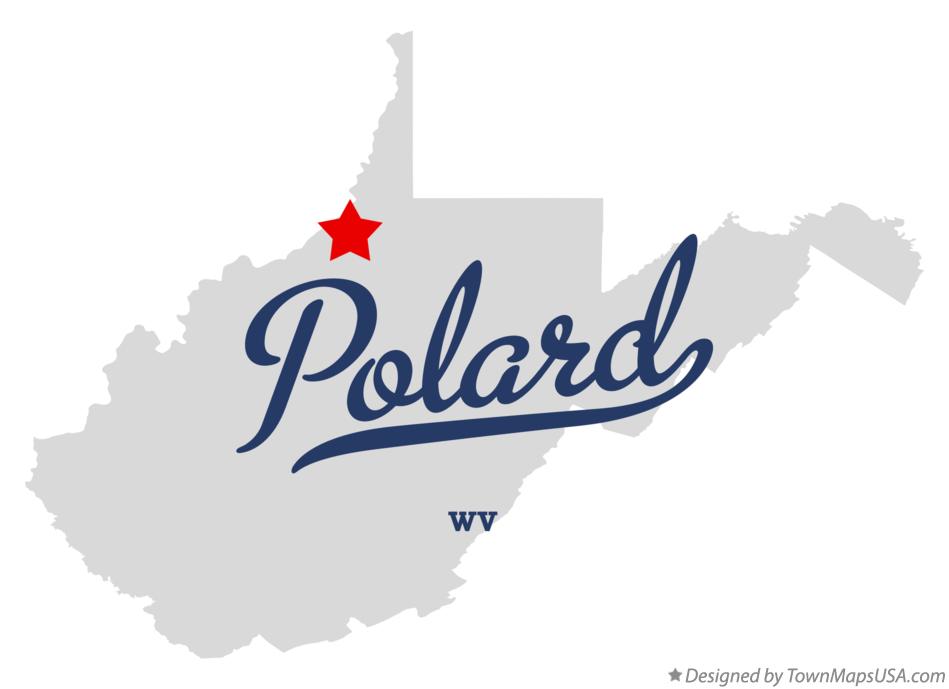 Map of Polard West Virginia WV