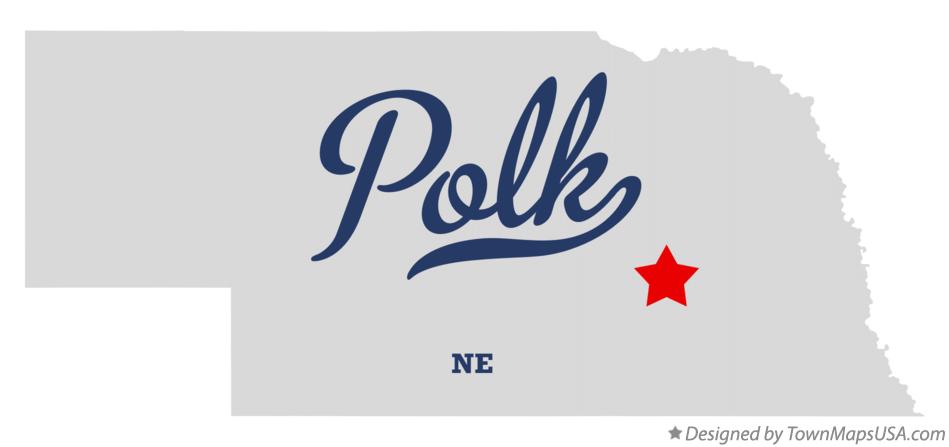 Map of Polk Nebraska NE