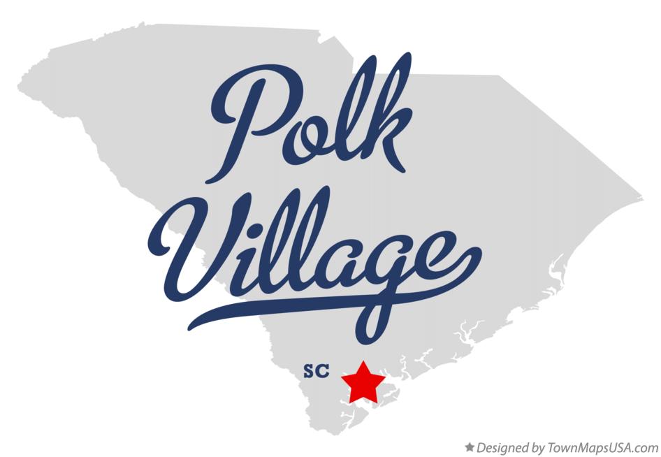 Map of Polk Village South Carolina SC