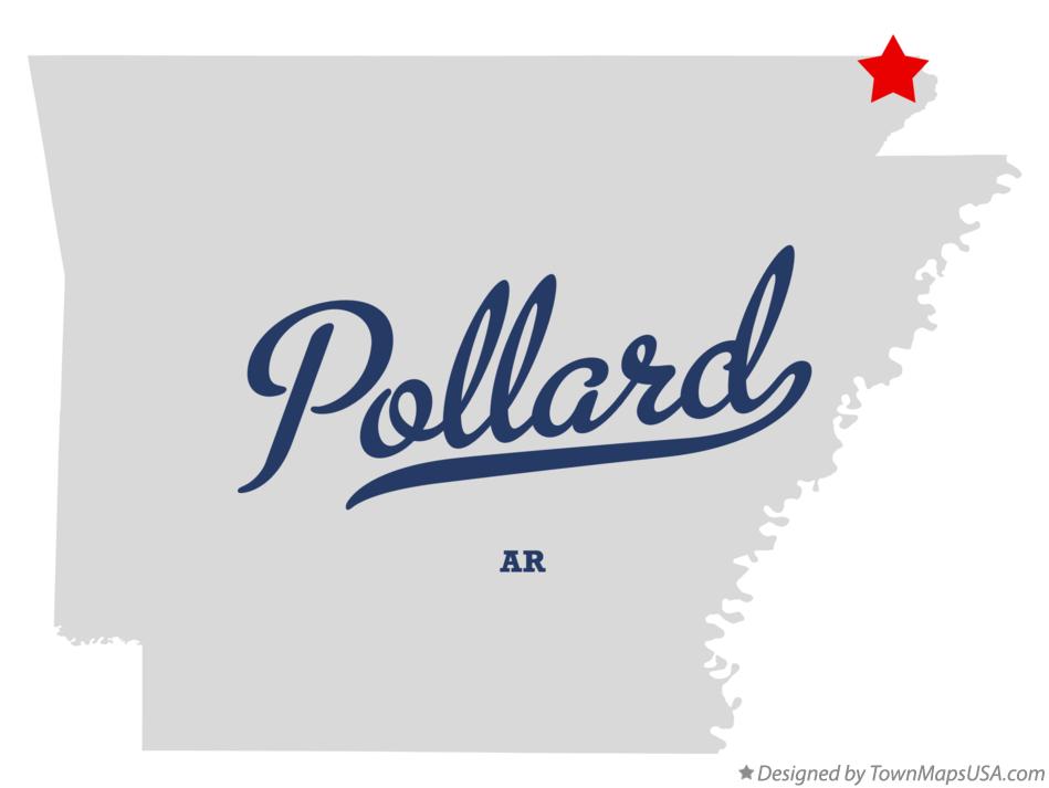 Map of Pollard Arkansas AR