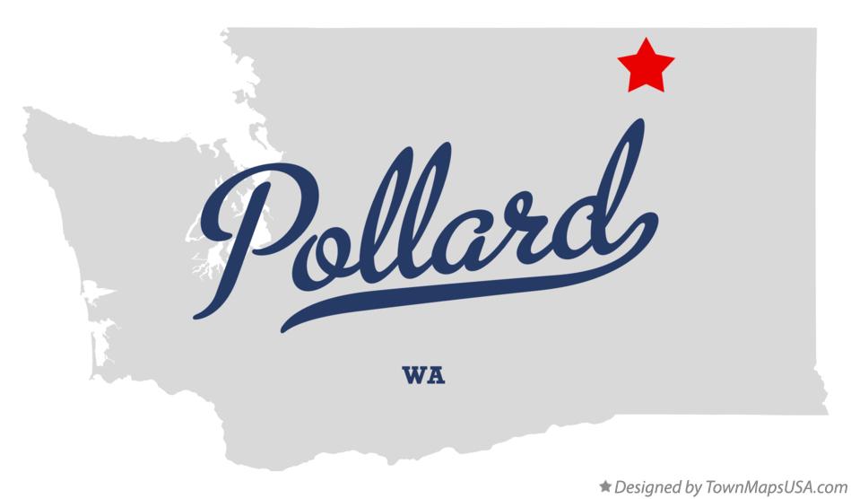Map of Pollard Washington WA