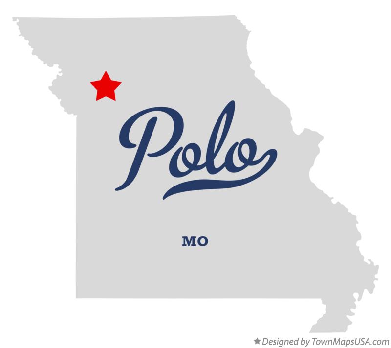 Map of Polo Missouri MO