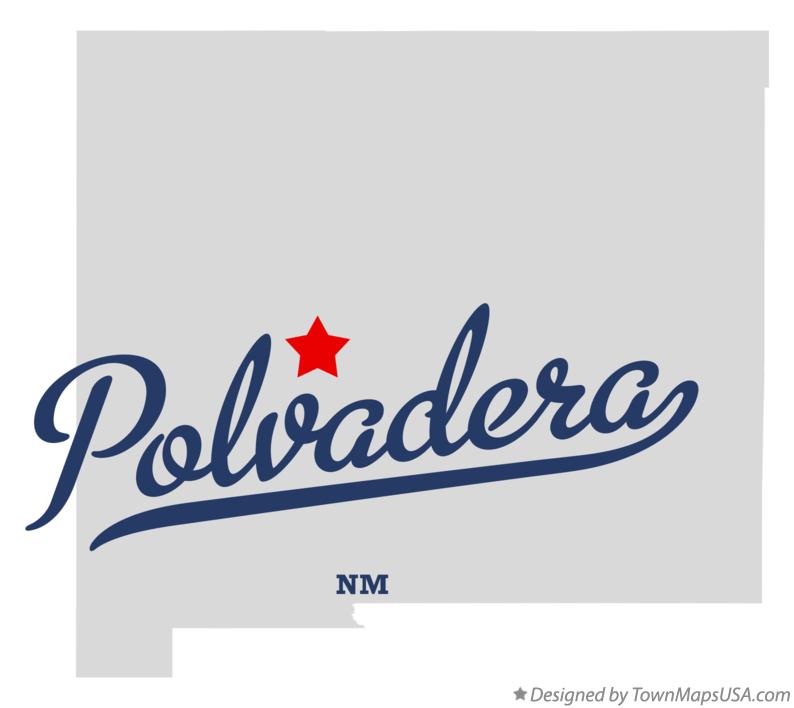 Map of Polvadera New Mexico NM