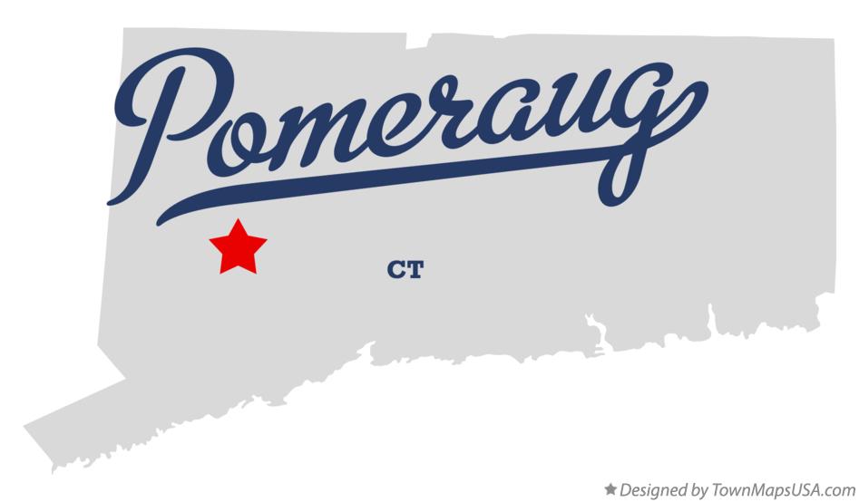 Map of Pomeraug Connecticut CT