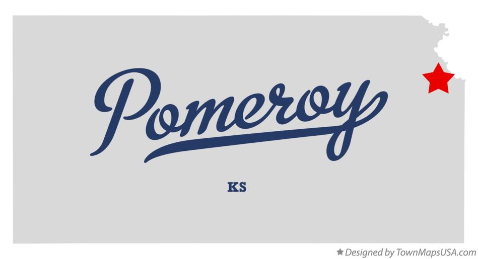 Map of Pomeroy Kansas KS