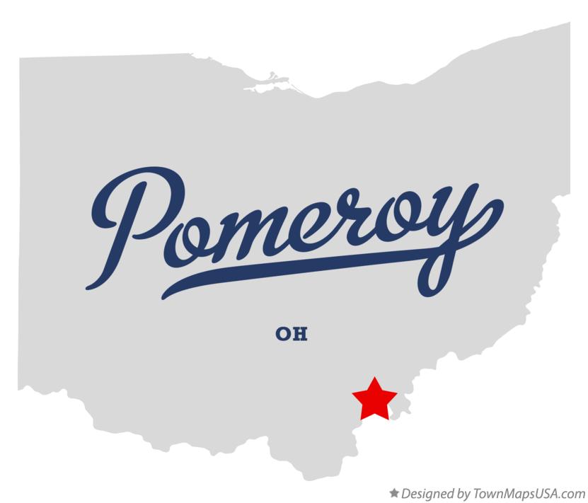 Map of Pomeroy Ohio OH