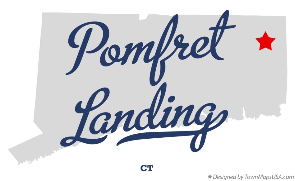Map of Pomfret Landing Connecticut CT