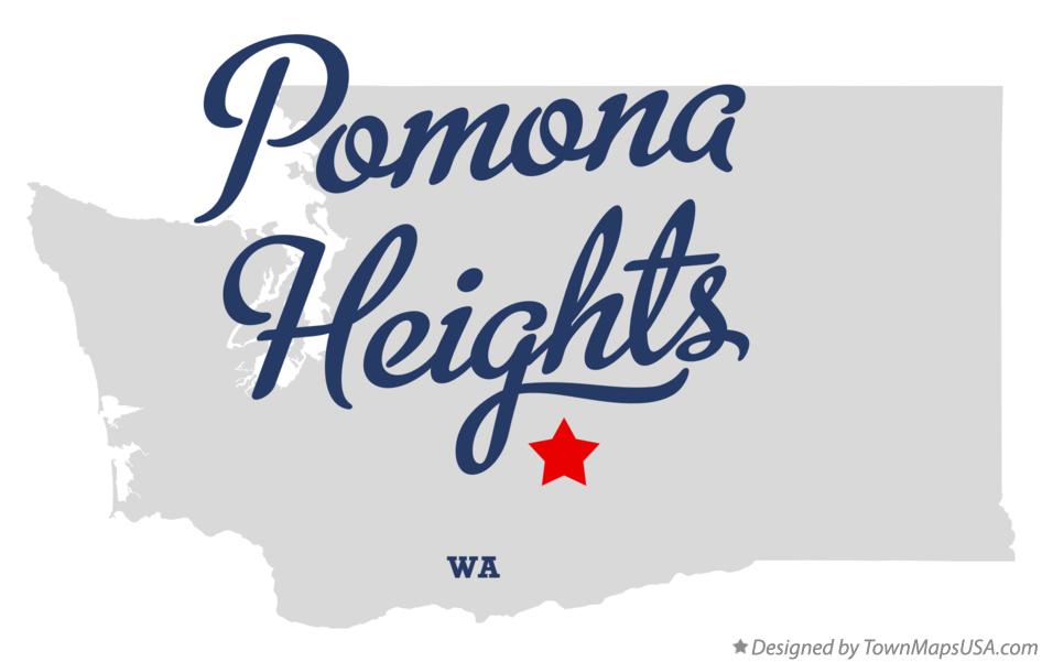 Map of Pomona Heights Washington WA