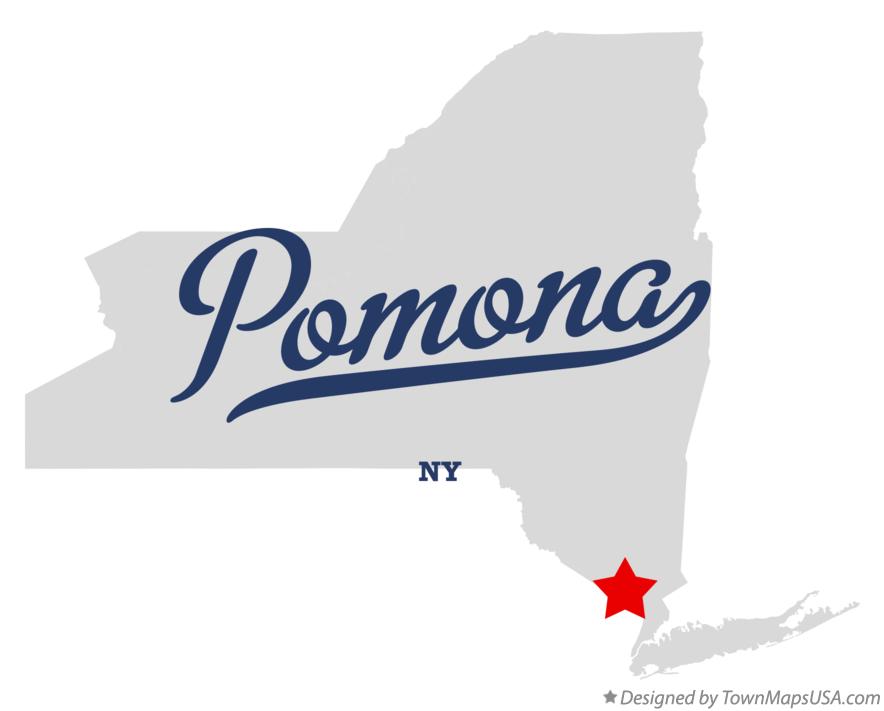 Map of Pomona New York NY