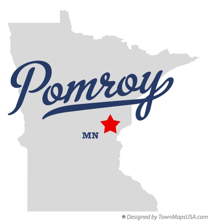 Map of Pomroy Minnesota MN