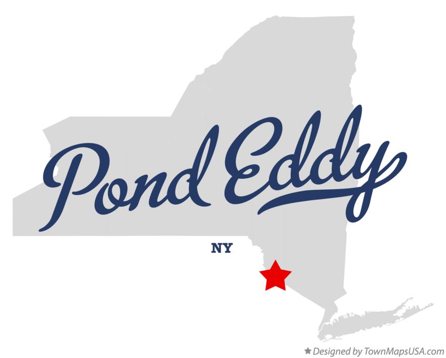 Map of Pond Eddy New York NY