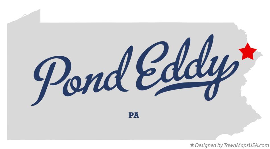 Map of Pond Eddy Pennsylvania PA
