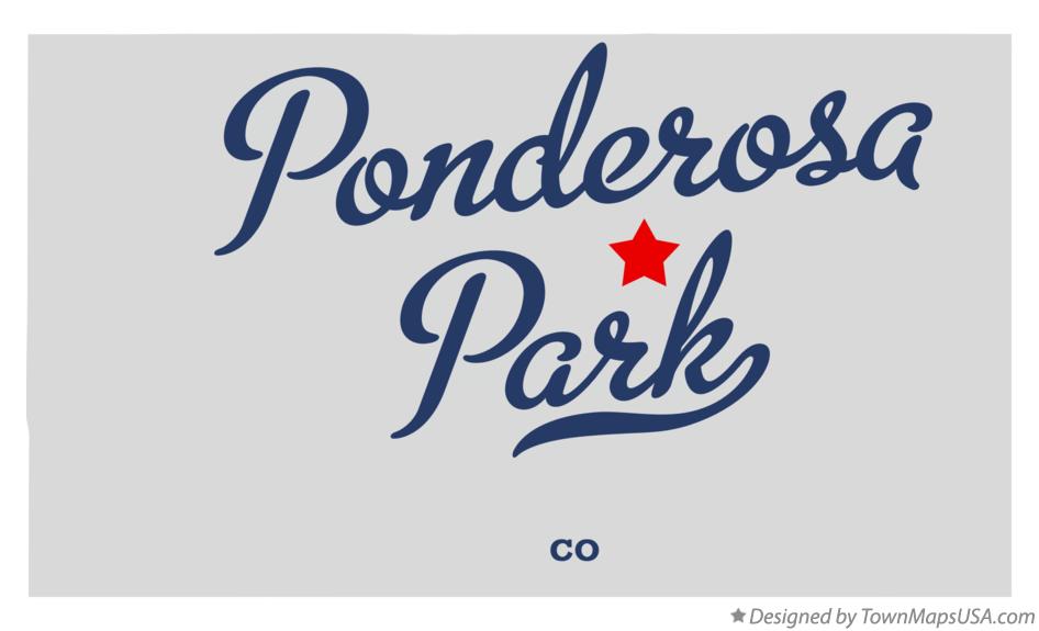 Map of Ponderosa Park Colorado CO