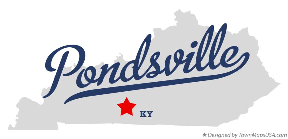 Map of Pondsville Kentucky KY
