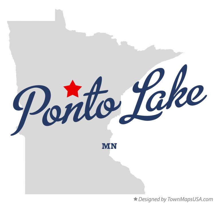 Map of Ponto Lake Minnesota MN