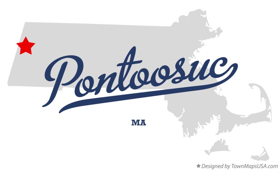 Map of Pontoosuc Massachusetts MA
