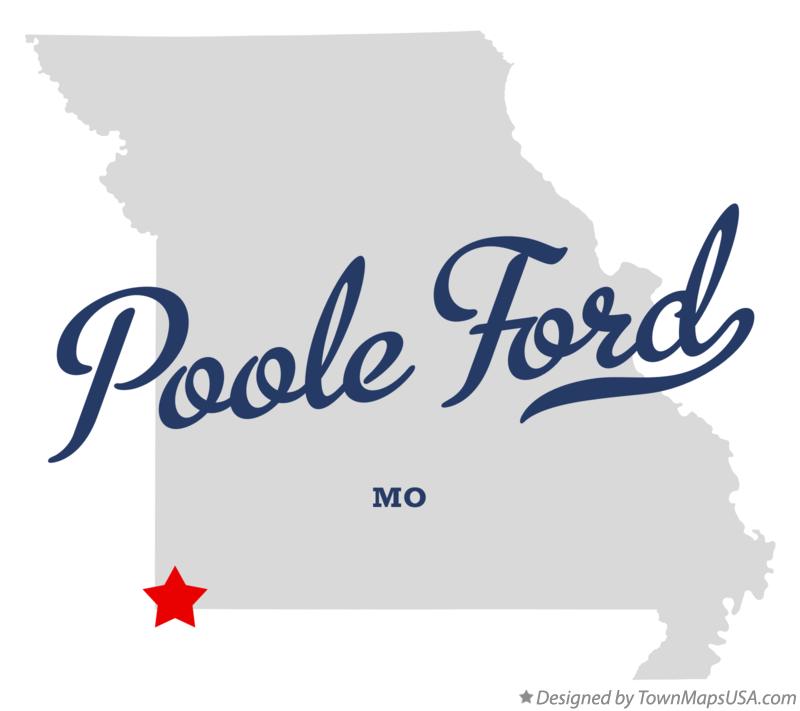 Map of Poole Ford Missouri MO