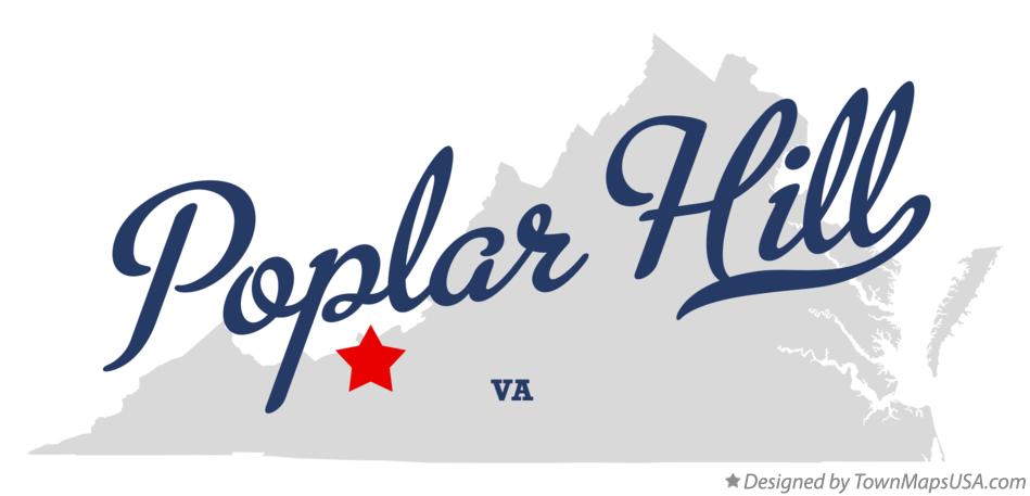 Map of Poplar Hill Virginia VA