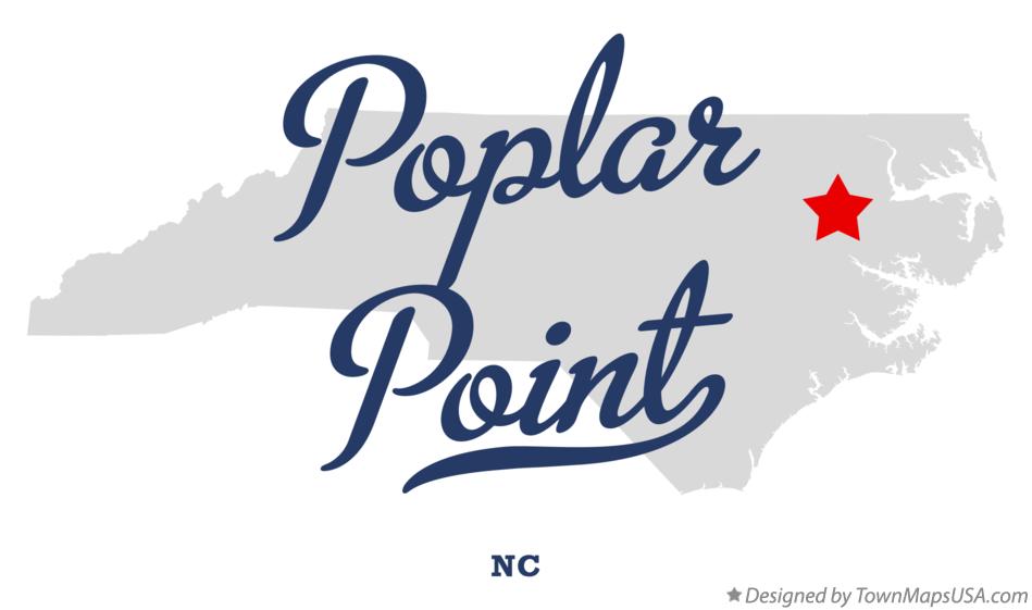 Map of Poplar Point North Carolina NC