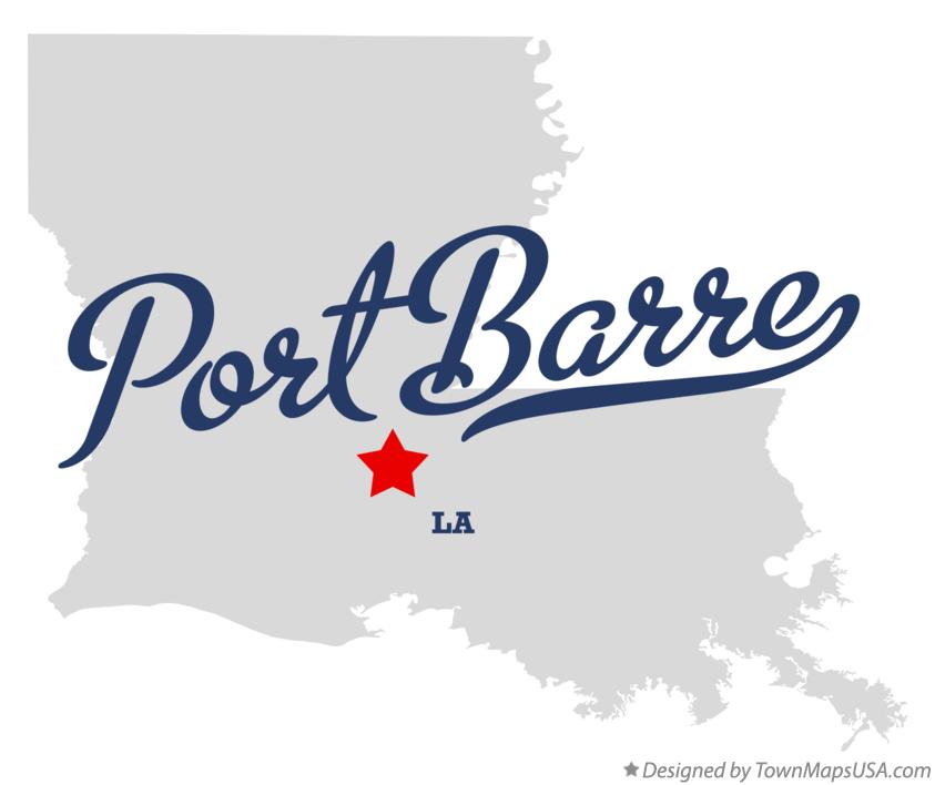 Map of Port Barre Louisiana LA
