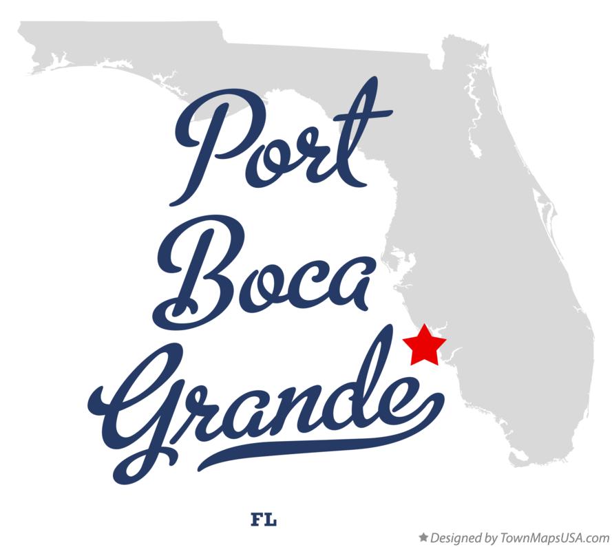 Map of Port Boca Grande Florida FL