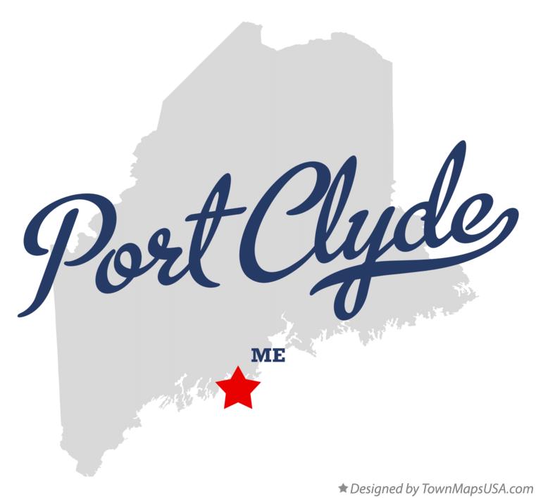 Map of Port Clyde Maine ME