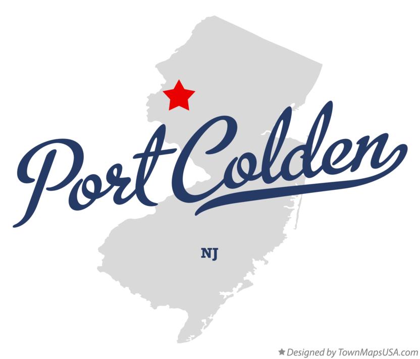 Map of Port Colden New Jersey NJ