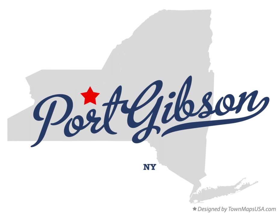 Map of Port Gibson New York NY