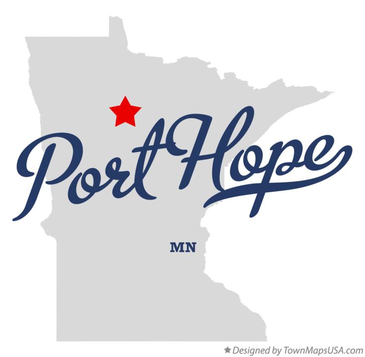 Map of Port Hope Minnesota MN