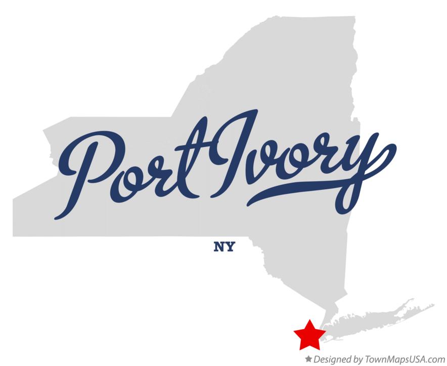 Map of Port Ivory New York NY
