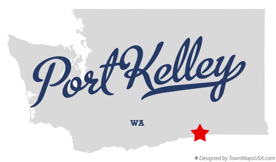 Map of Port Kelley Washington WA