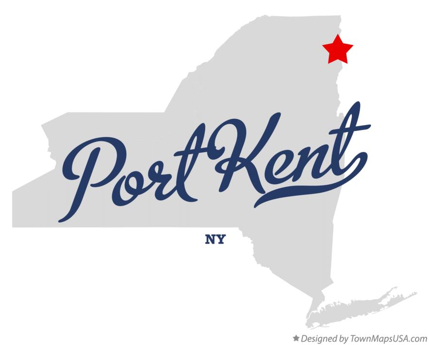 Map of Port Kent New York NY
