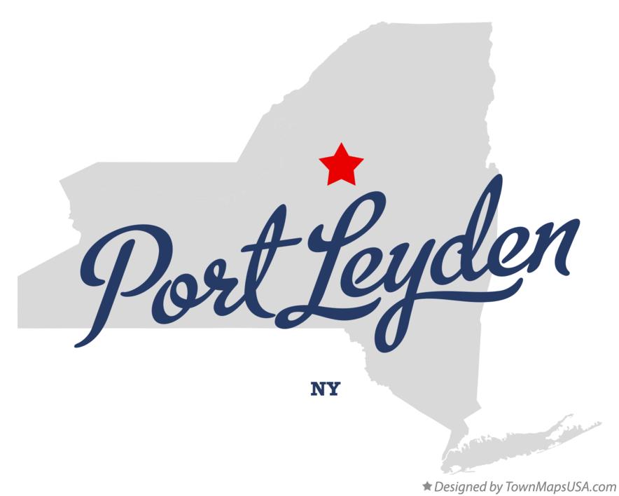Map of Port Leyden New York NY