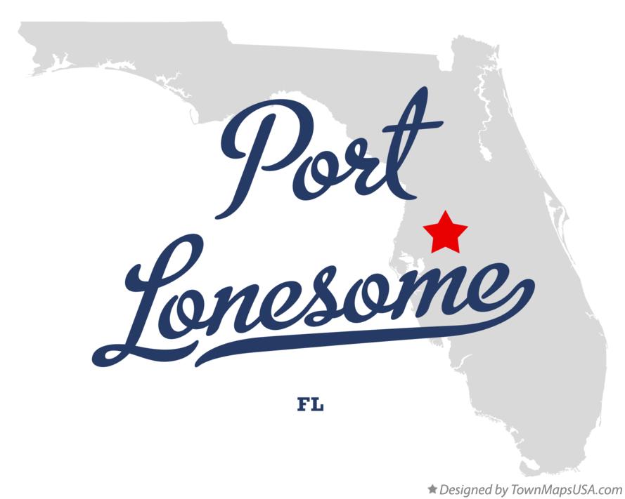 Map of Port Lonesome Florida FL