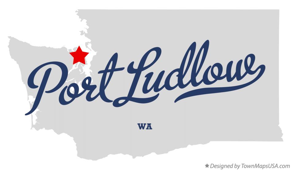 Map of Port Ludlow Washington WA
