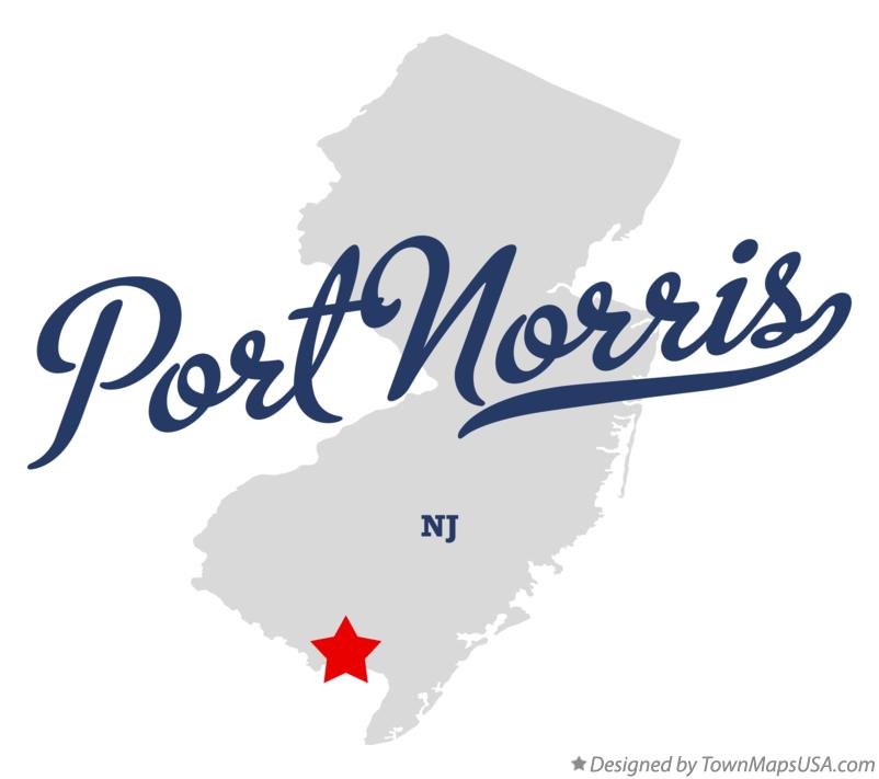 Map of Port Norris New Jersey NJ
