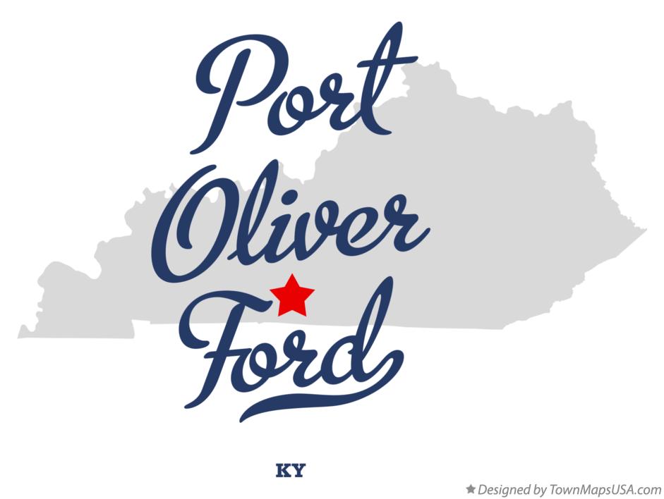 Map of Port Oliver Ford Kentucky KY