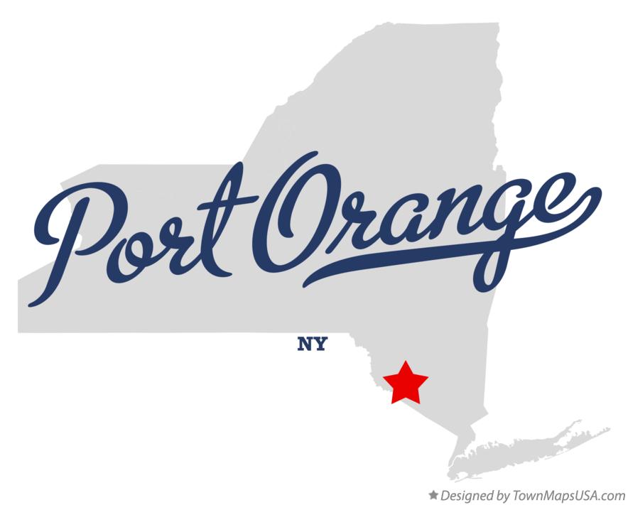 Map of Port Orange New York NY
