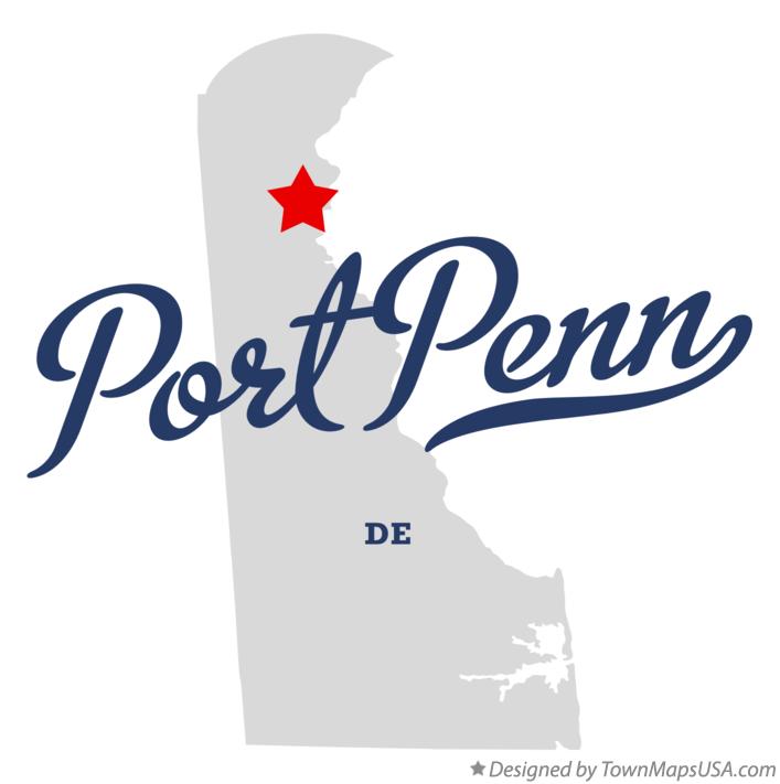 Map of Port Penn Delaware DE