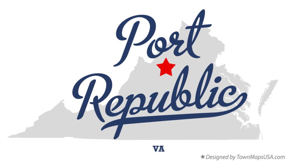 Map of Port Republic Virginia VA