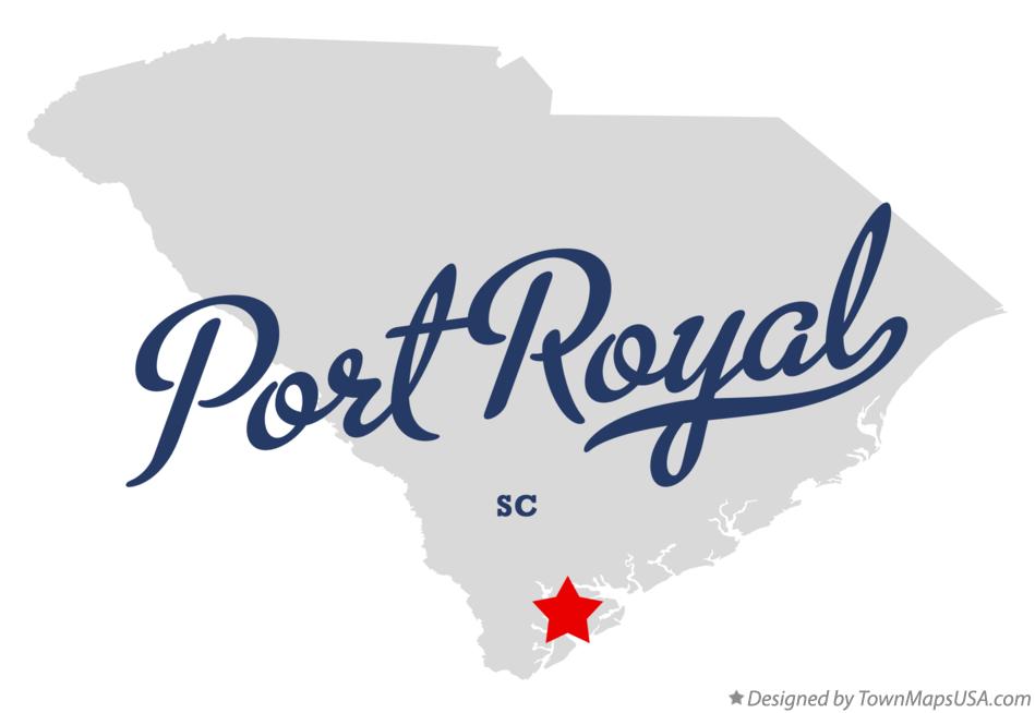 Map of Port Royal South Carolina SC