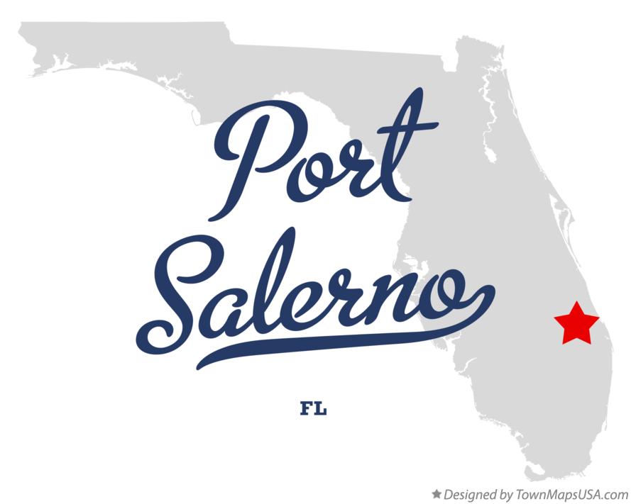 Map of Port Salerno Florida FL